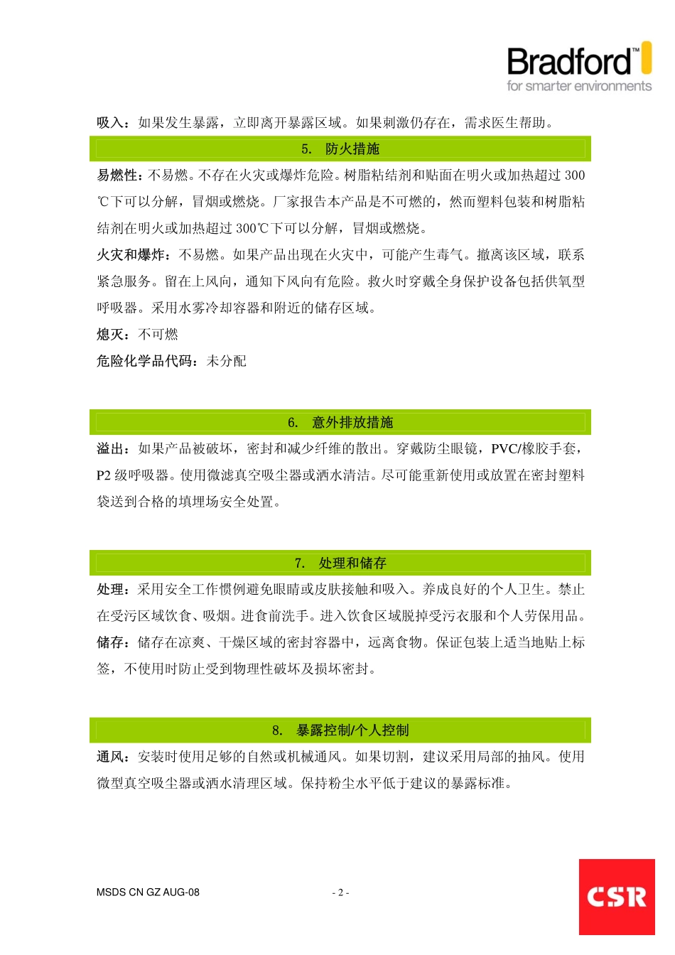 岩棉安全数据_第2页