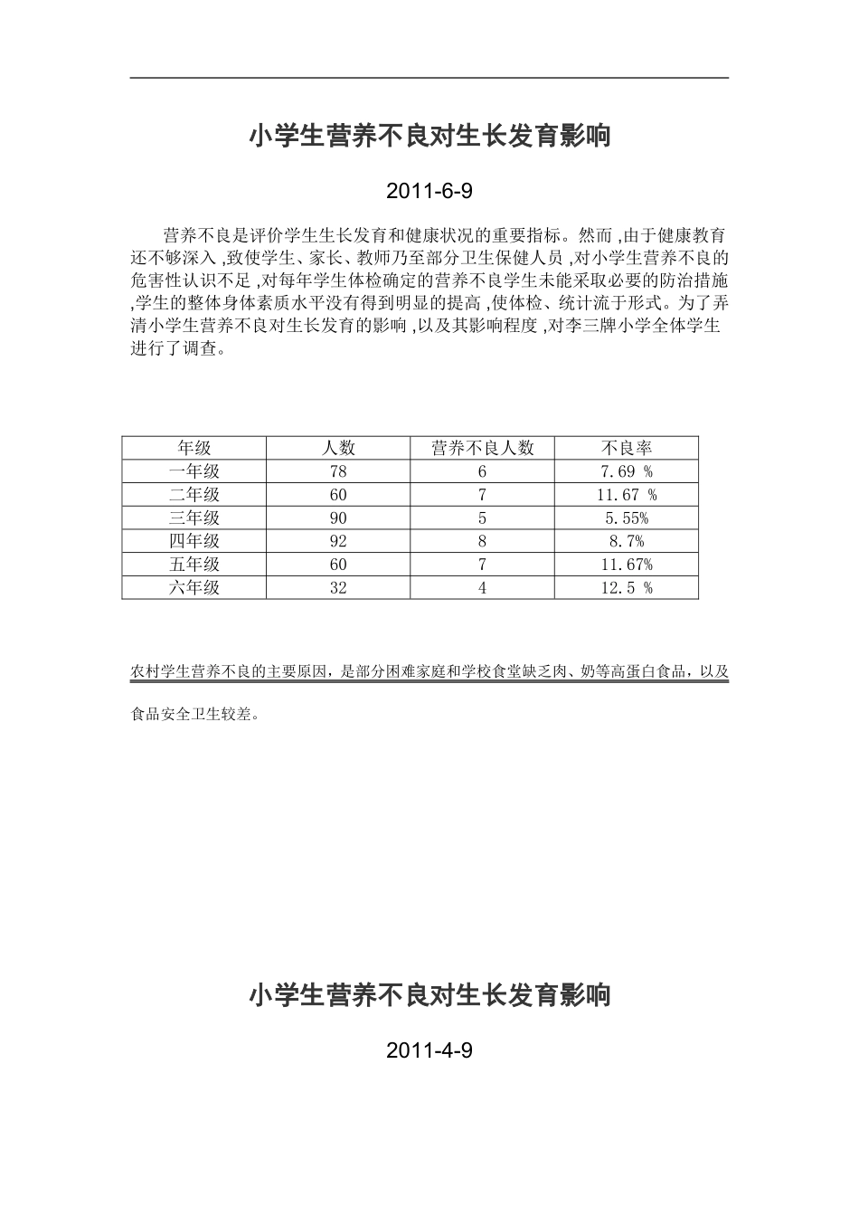 小学生营养不良对生长发育影响_第3页