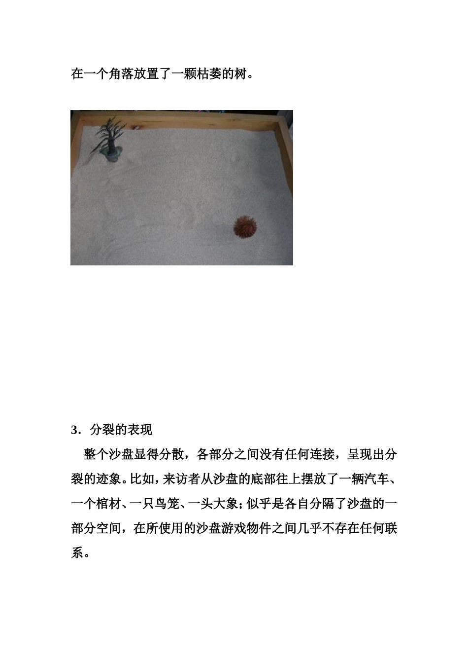 小学生心里咨询沙盘疗法(案例分析)_第2页