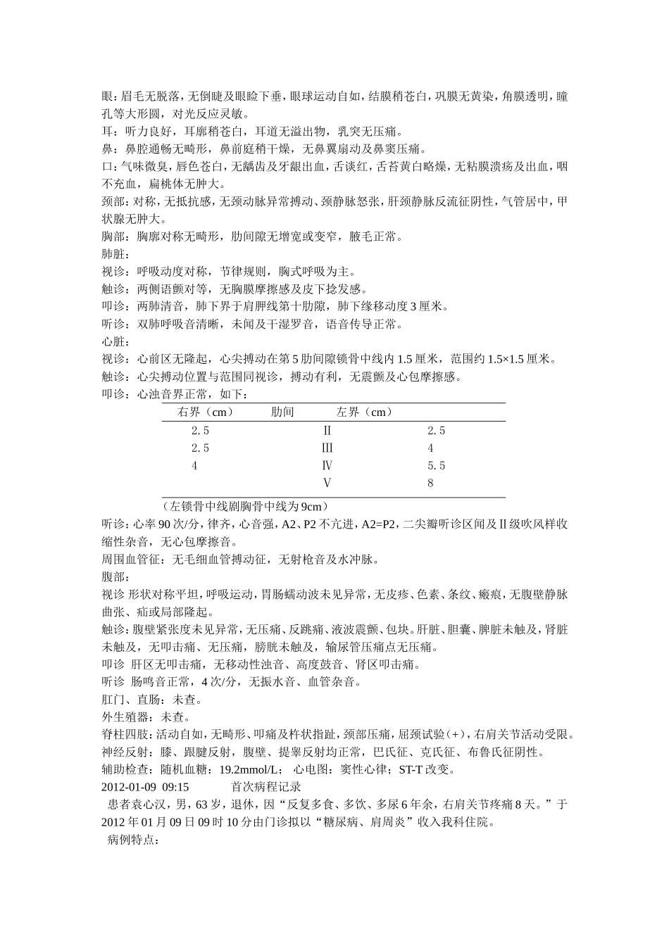 完整大病例模板_第2页