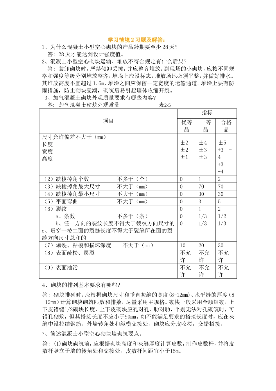 学习情境2习题及解答_第1页