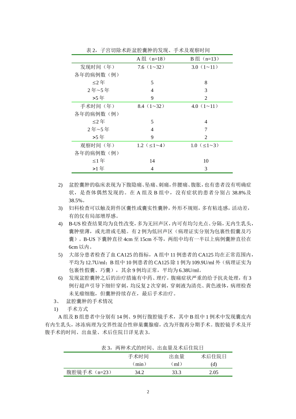 子宫切除术后盆腔包块的处理_第2页