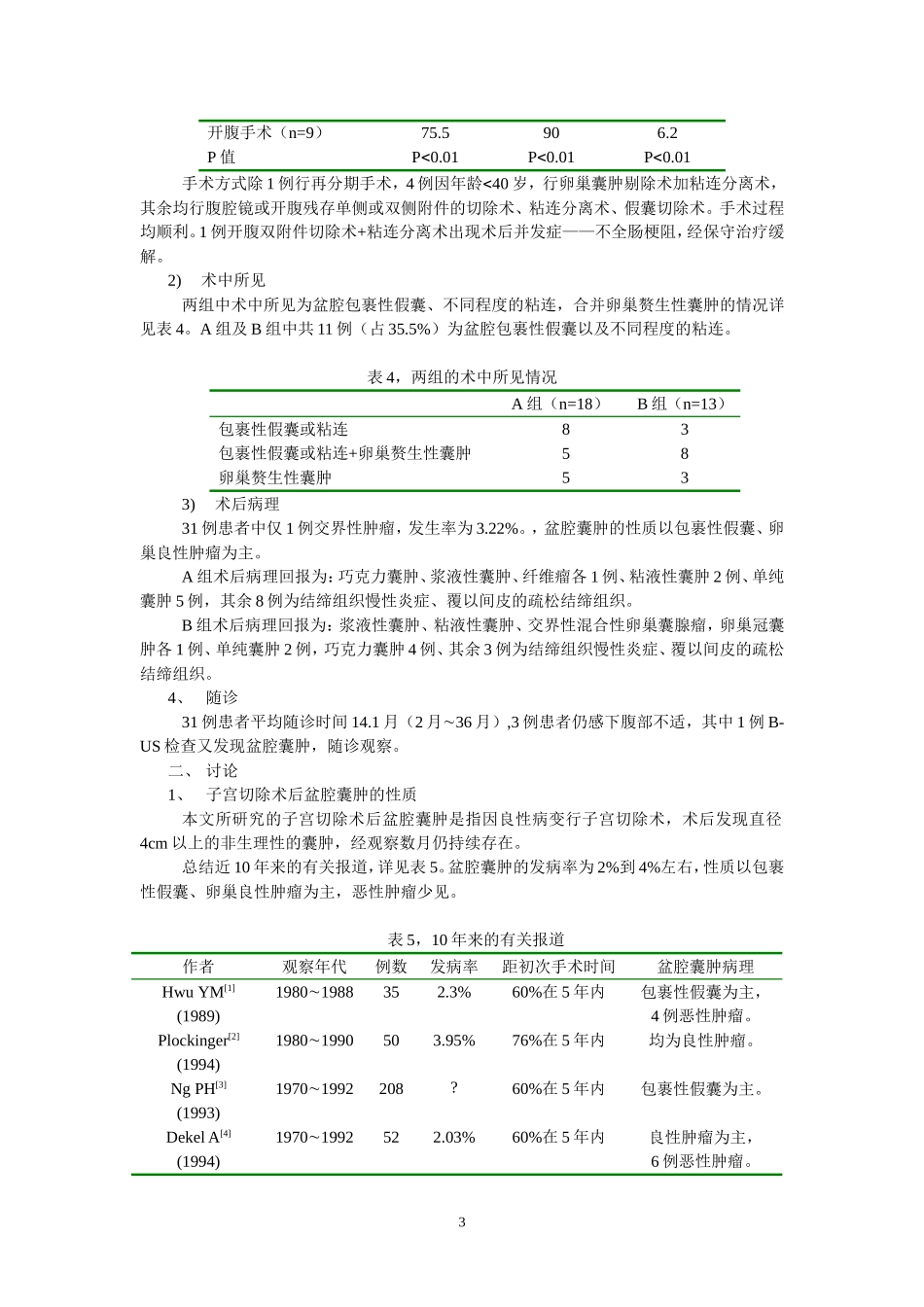 子宫切除术后盆腔包块的处理_第3页