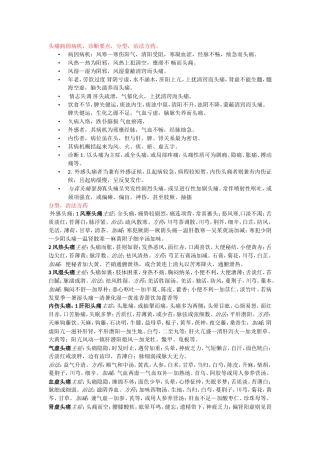 头痛病因病机