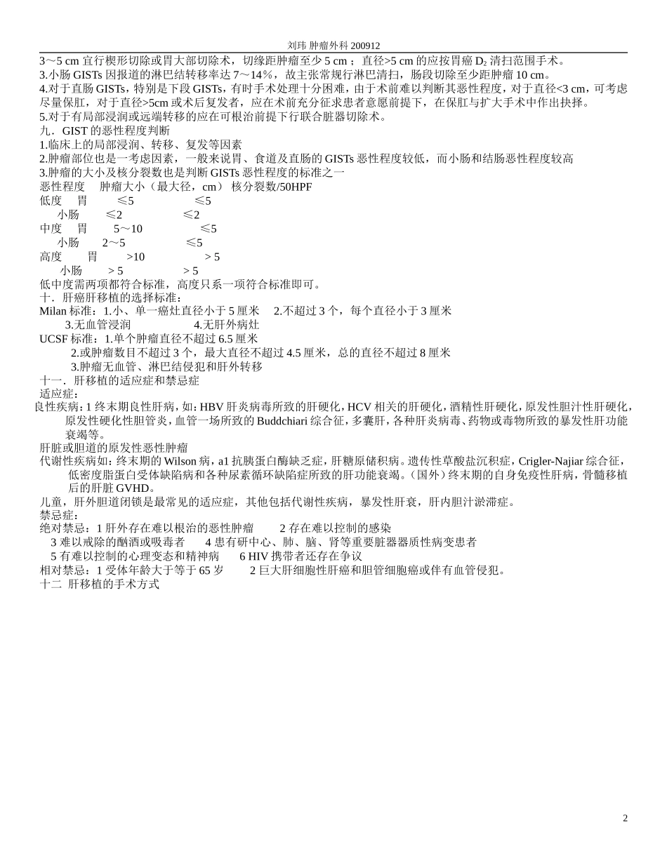 外科学进展-总结_第2页