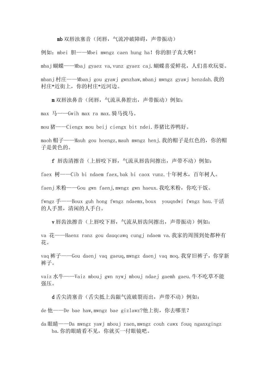 壮语语音教程_第2页