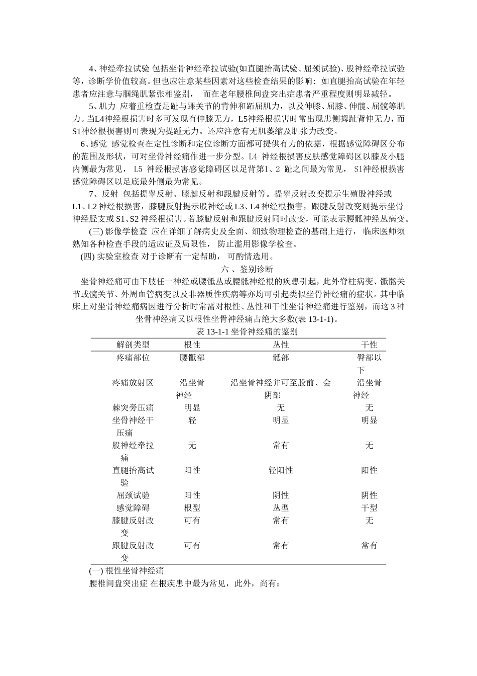 坐骨神经痛的诊断与鉴别诊断_第3页