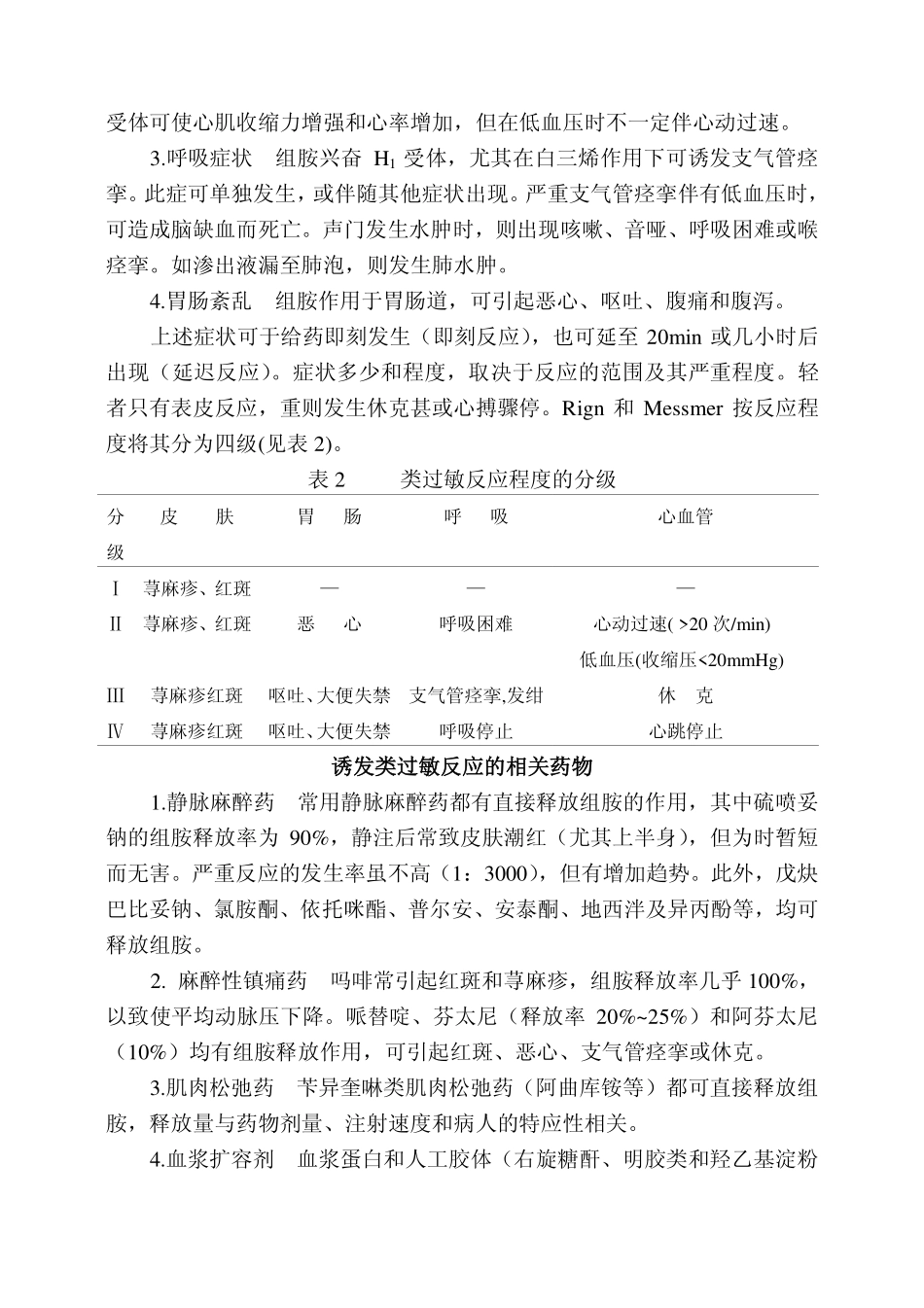 围手术期类过敏反应及其防治_第3页