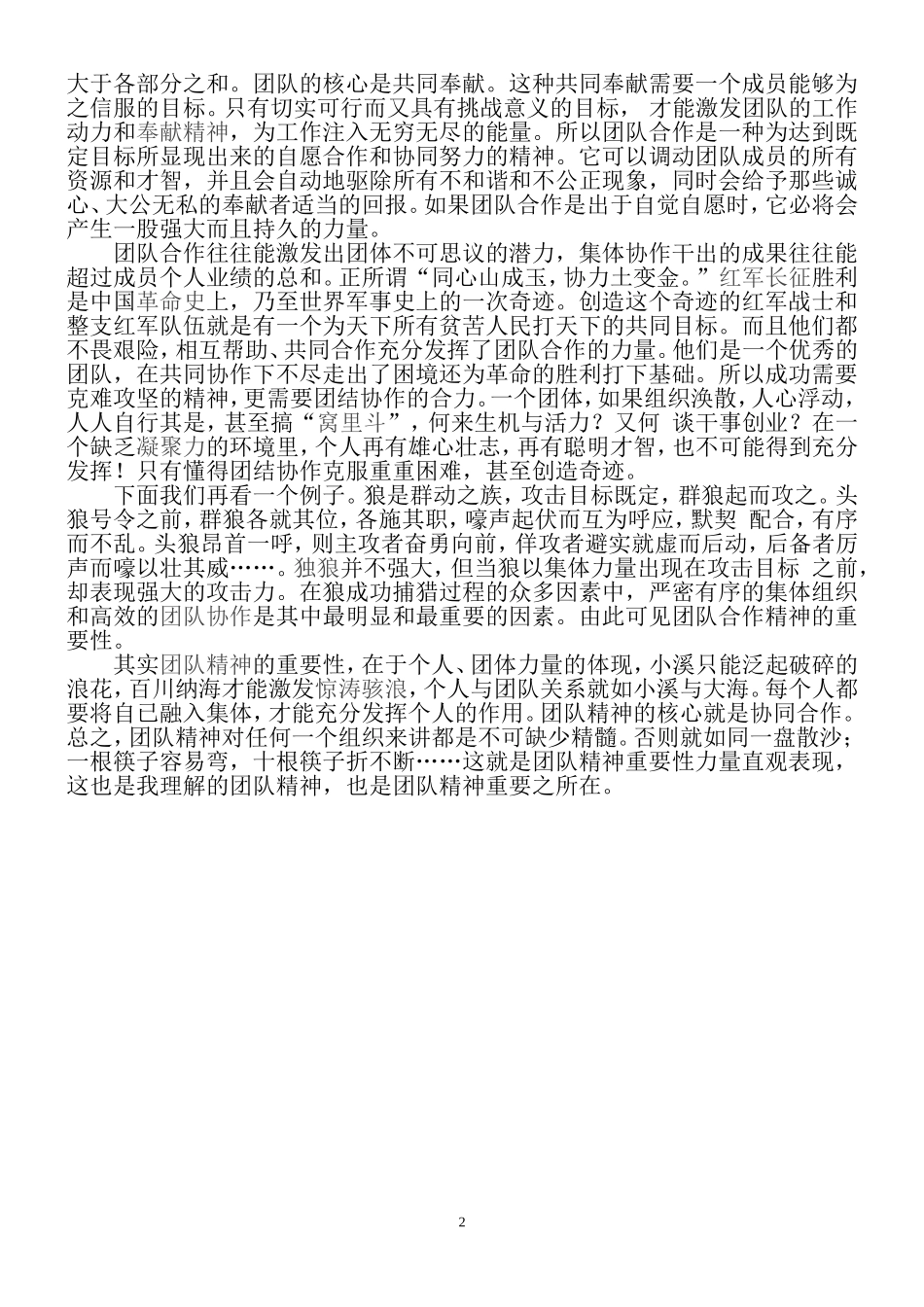 团队合作的力量_第2页