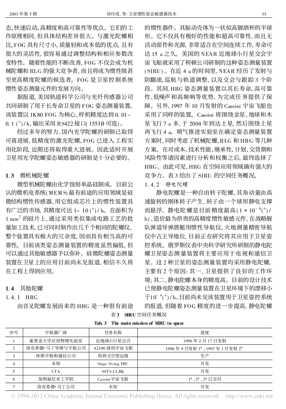 卫星惯性姿态敏感器技术_刘付成_第3页