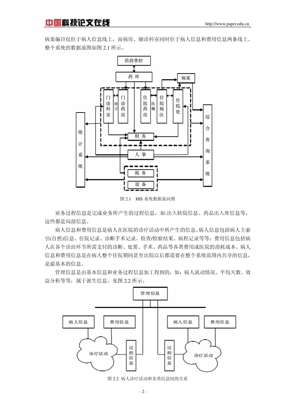 医院管理信息系统分析与设计_第2页