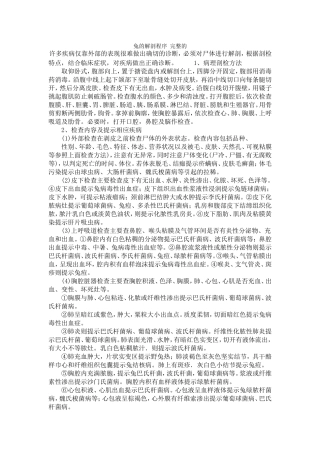 兔子完整的解剖辨病程序
