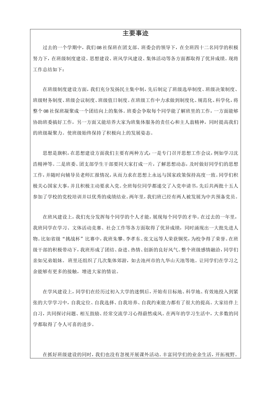 先进班集体审批表_第2页