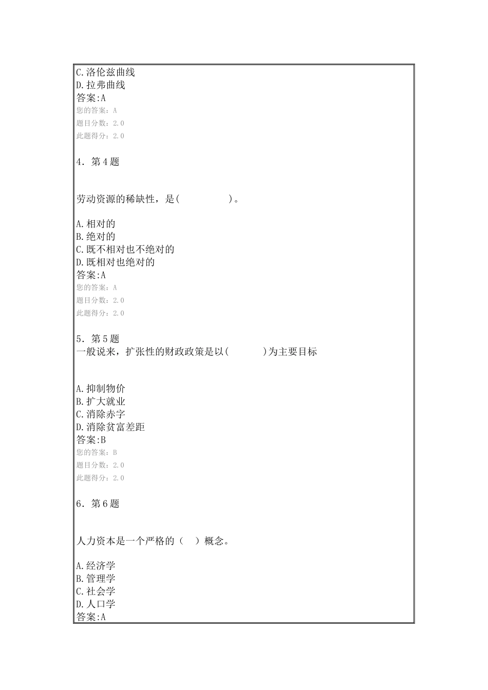 作业-《初级劳动经济学》作业_第2页