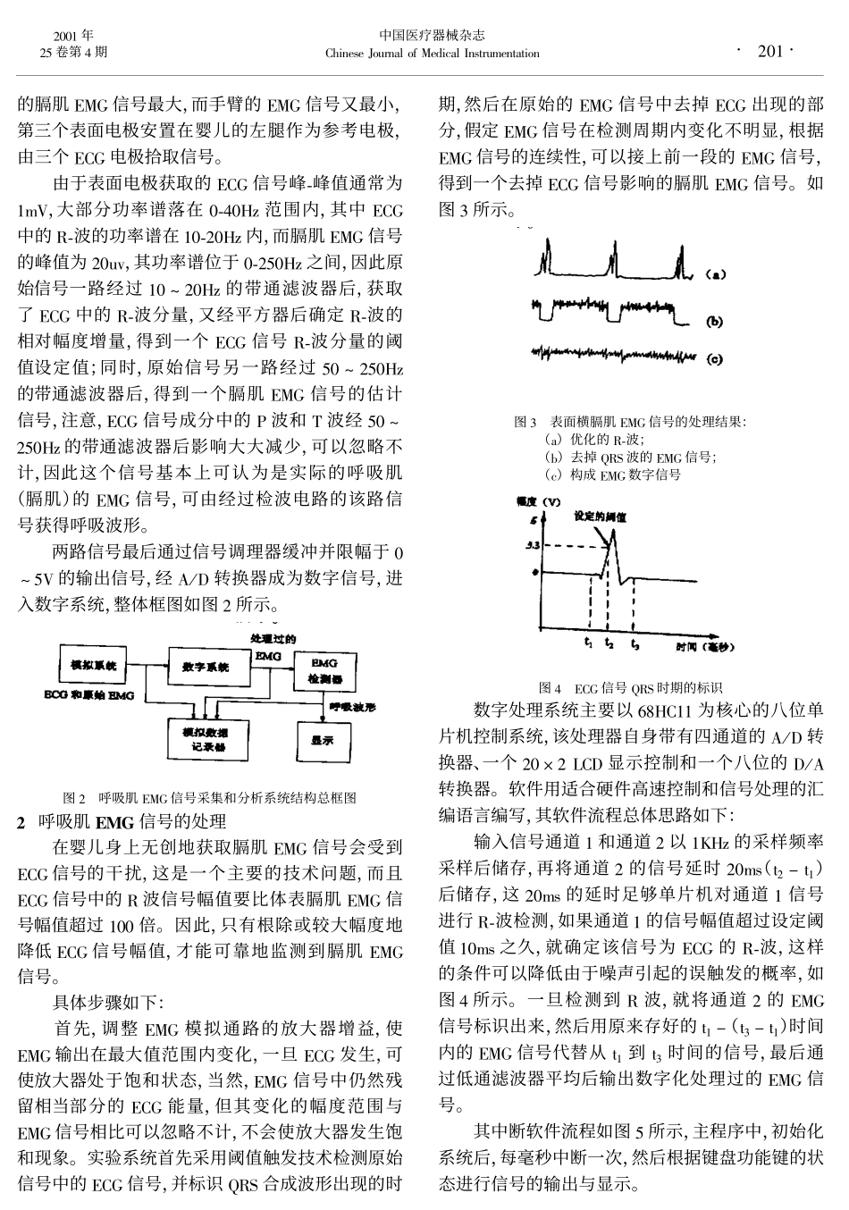 体表呼吸肌肌电信号采集和分析_第2页