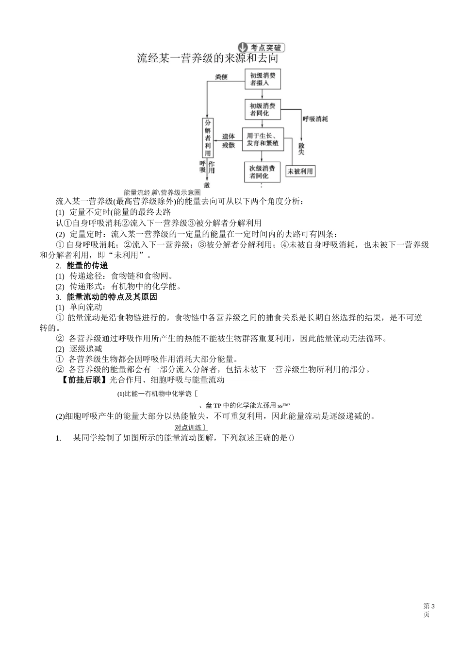生态系统的能量流动_第3页