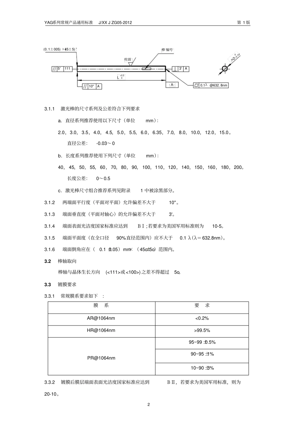 YAG系列常规产品通用标准12资料_第2页