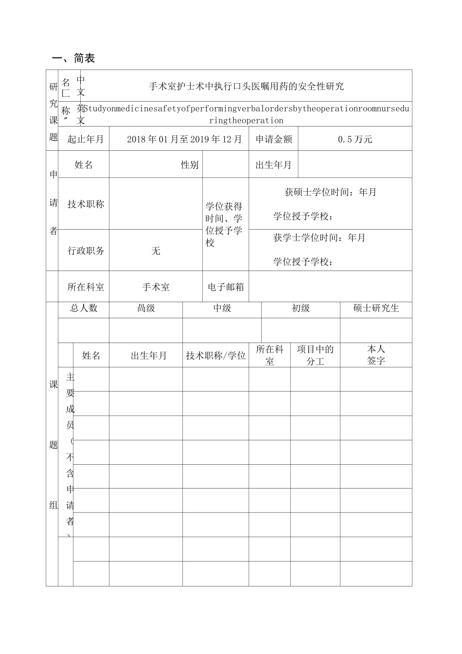 护理科研课题申请书_第3页