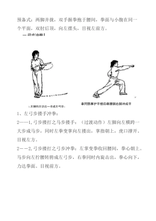 五步拳动作分解图