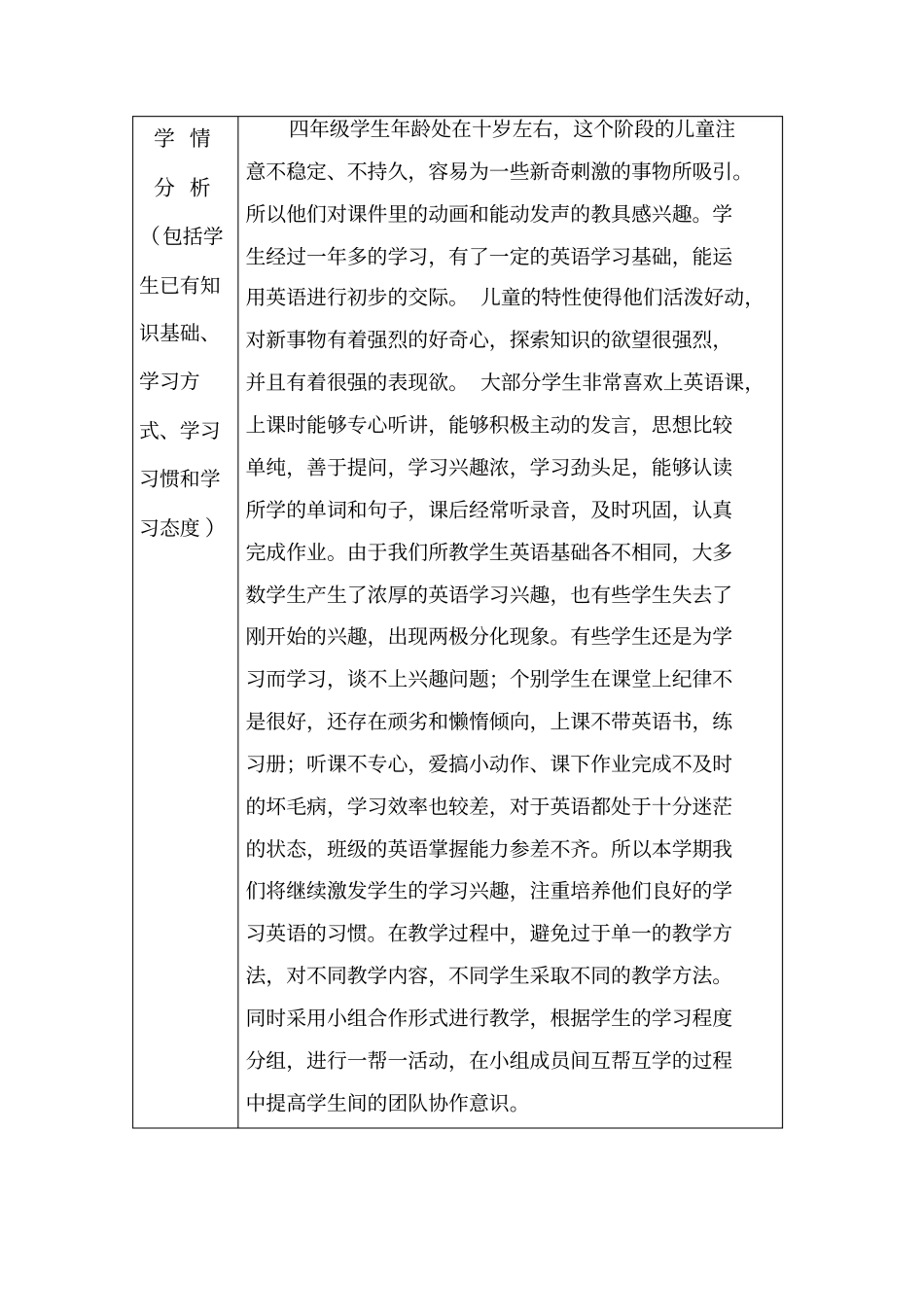 _济宁东阁小学2012014学年四年级下课程纲要_第2页