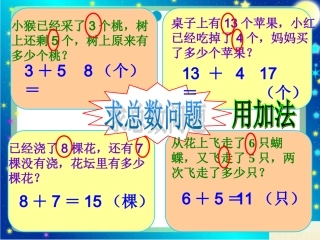 一年级数学解决问题