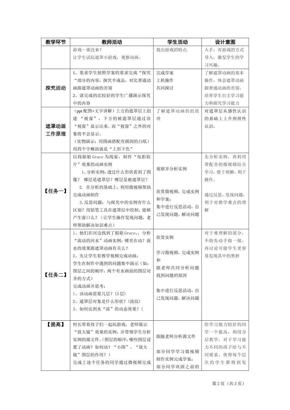 flash遮罩动画教学案例_第2页