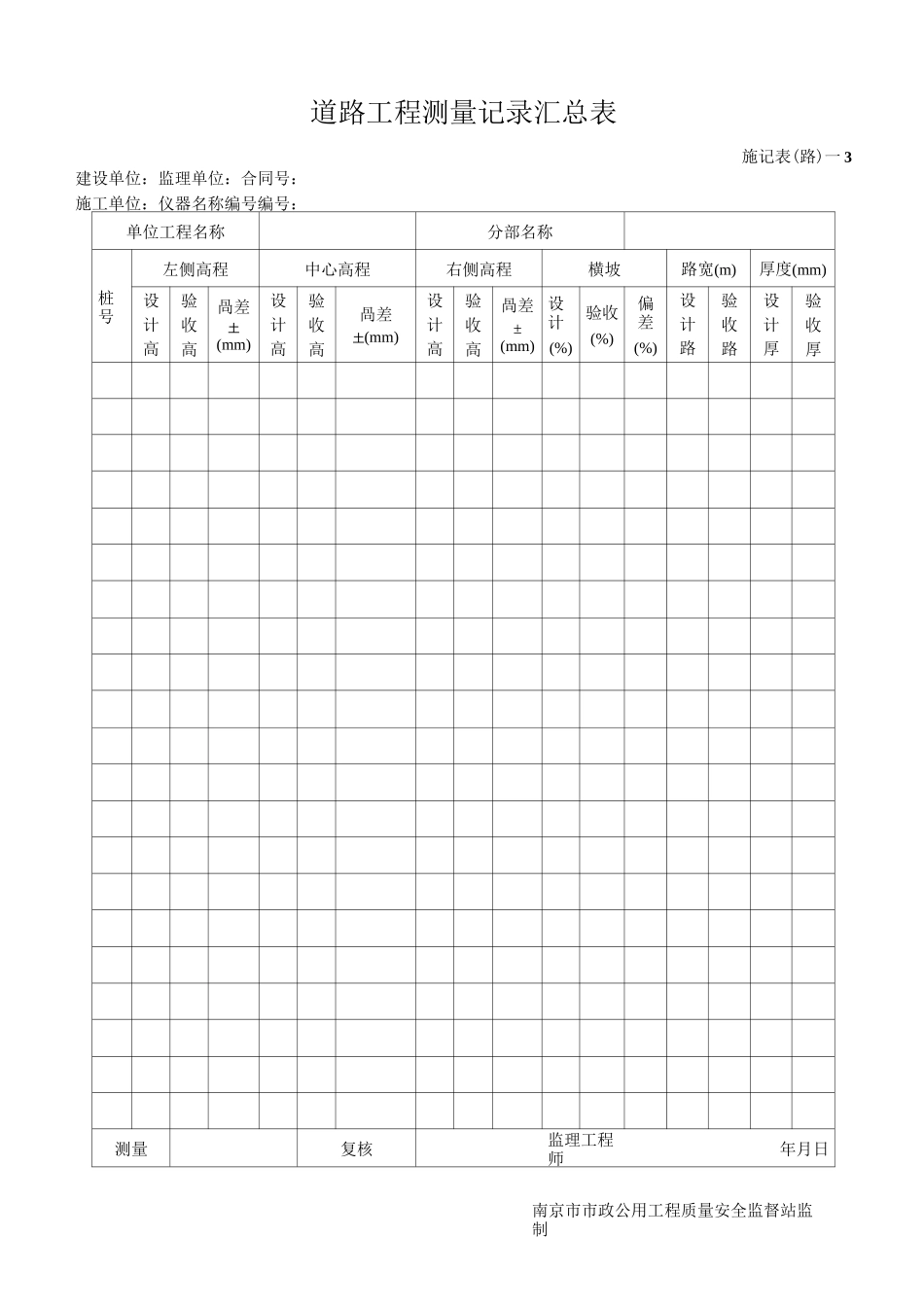市政工程资料表格_第3页