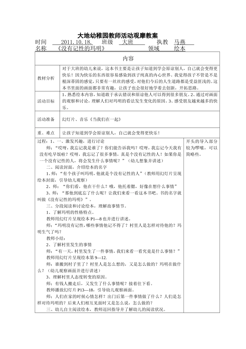 没有记性的玛明_第1页