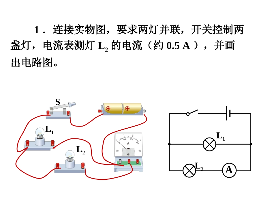 探究串联和并联电路电流特点课件_第2页