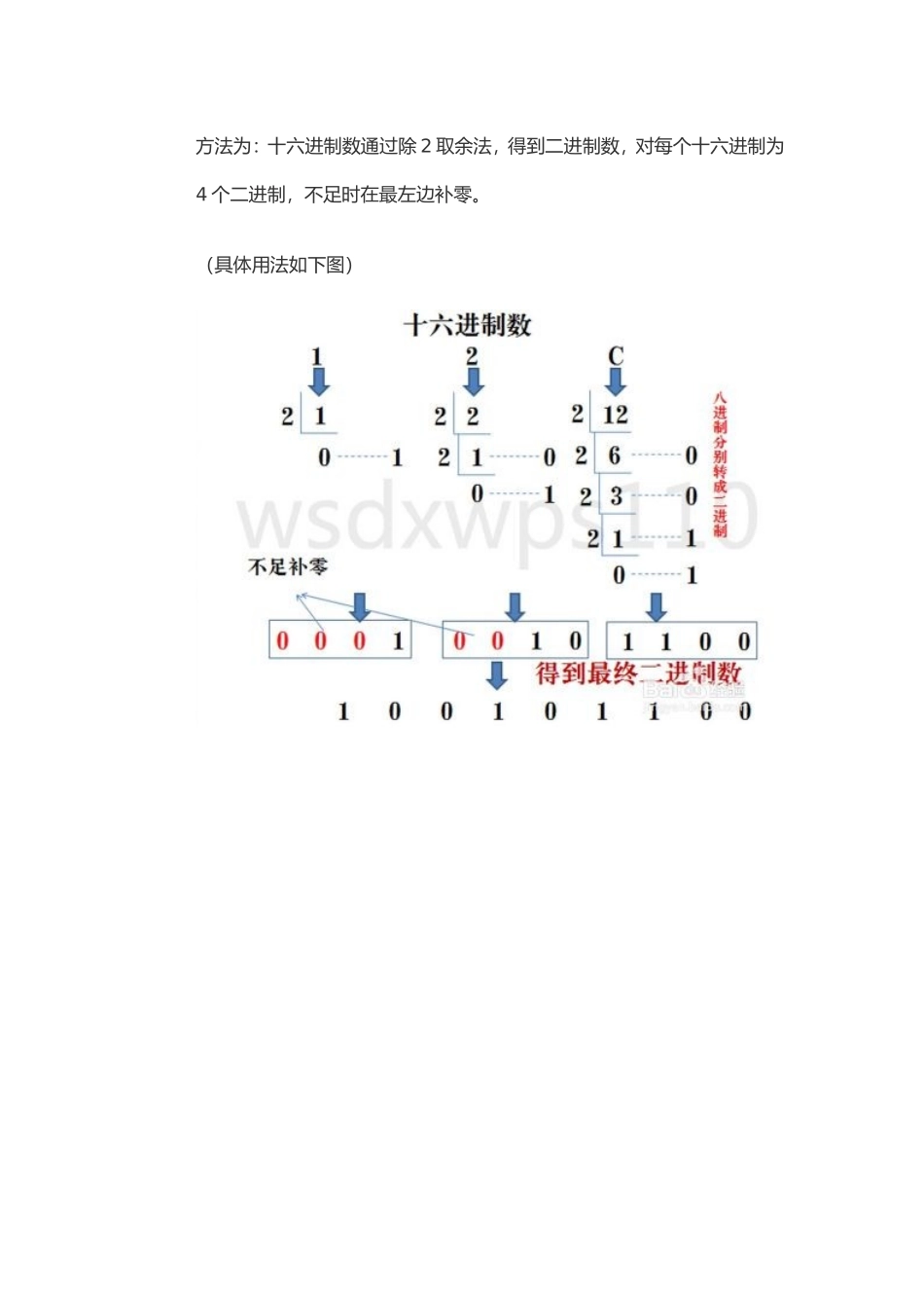 二进制与十六进制之间的转换_第2页