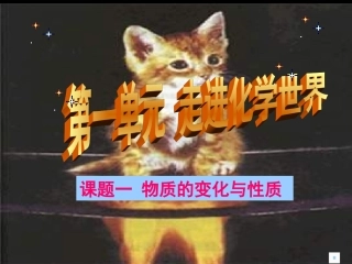 九年级化学物质的变化和性质课件