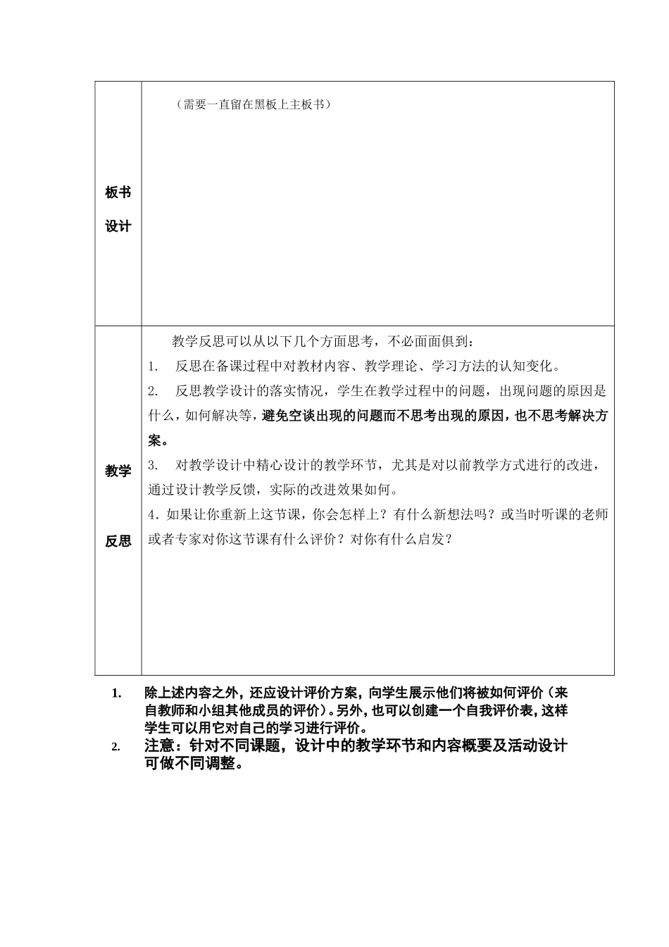 高中思想政治和初中思想品德教学设计模版_第3页