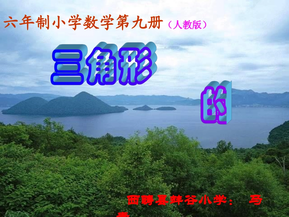 三角形面积的计算{标准}_第1页