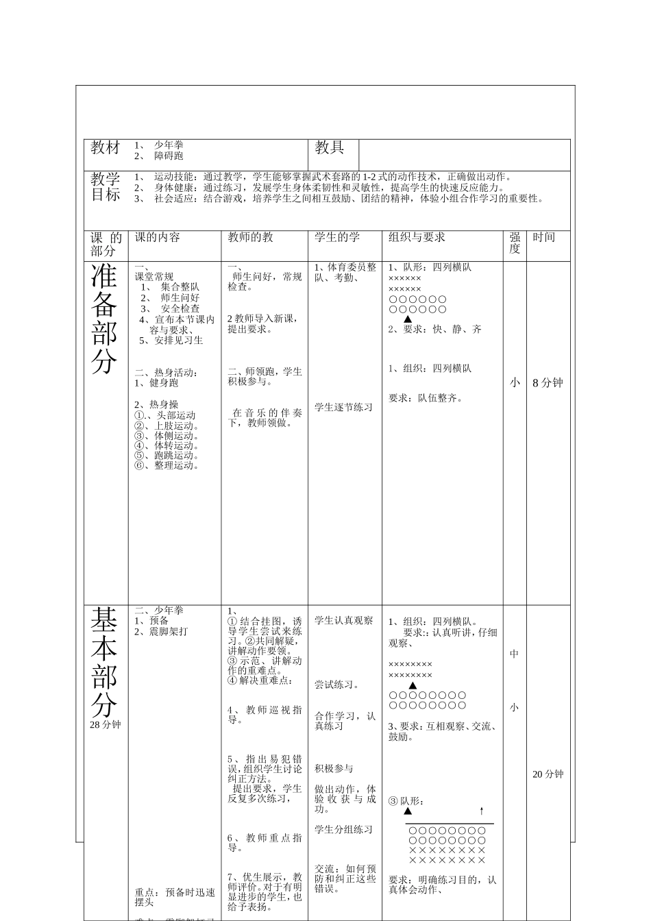 武术反思性教学设计_第2页