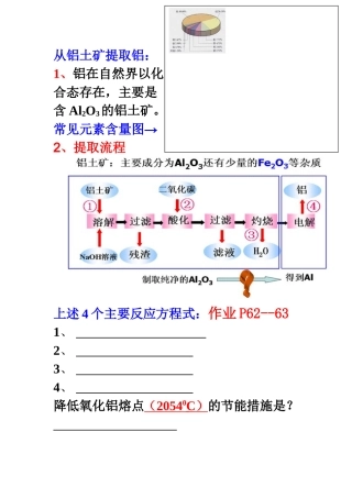 从铝土矿提取铝