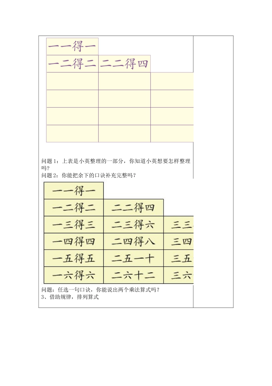 《表内乘法(一)的整理和复习》_第2页