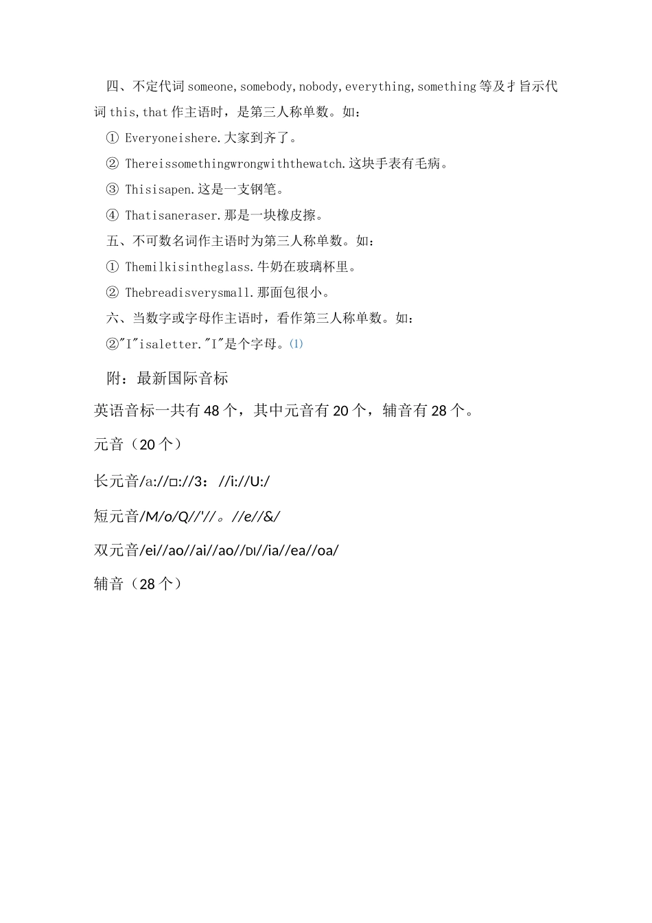 英语“三单形式”详解_第3页
