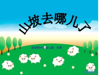 大班综合：山坡哪儿去了