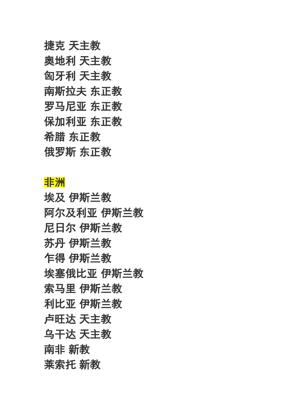 全球主要国家的信仰_第3页