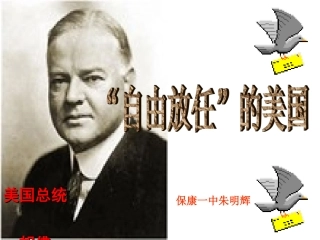 一“自由放任”的美国