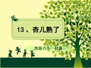 杏儿熟了光谷八小付晶