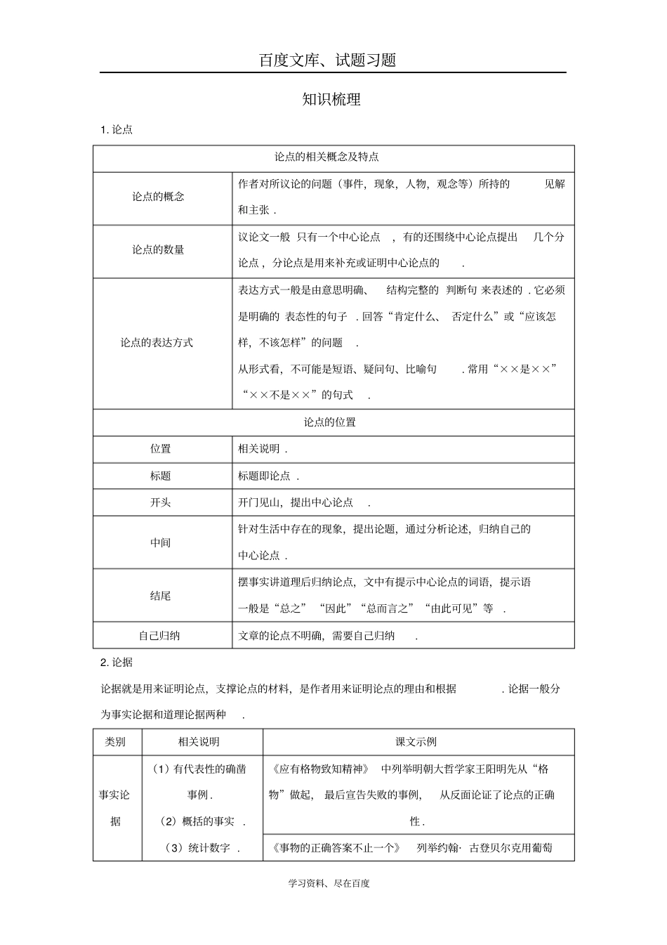 【云南中考面对面】2019届中考语文热点专题攻略素材E_第1页