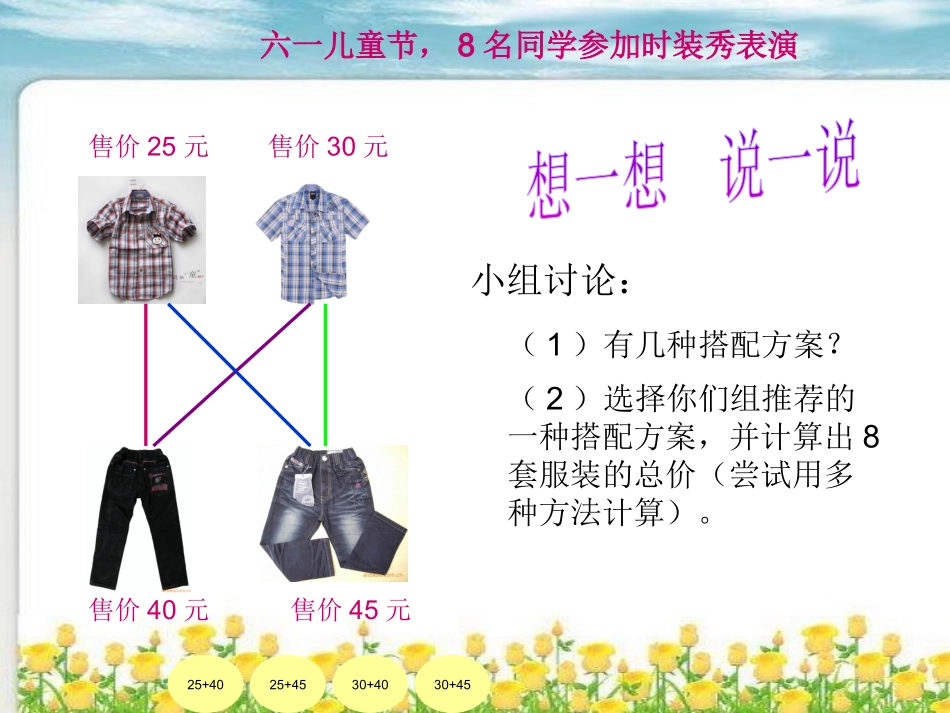人教版四年级下册《-乘法分配律-》课件_第2页