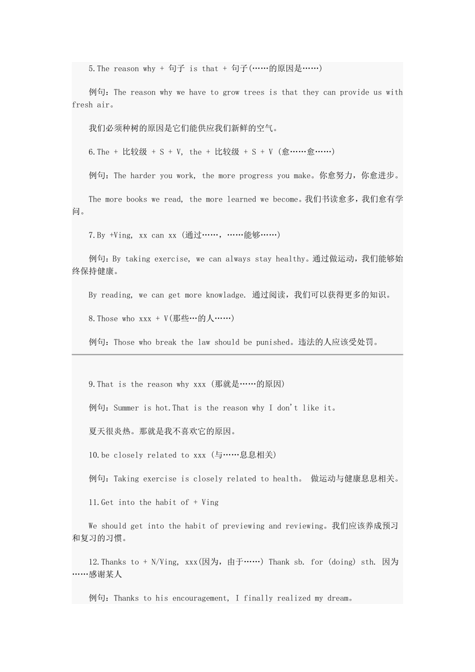 中考英语作文必备经典句型_第2页