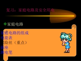 家庭电路及安全用电复习