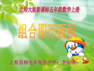 组合图形面积计算