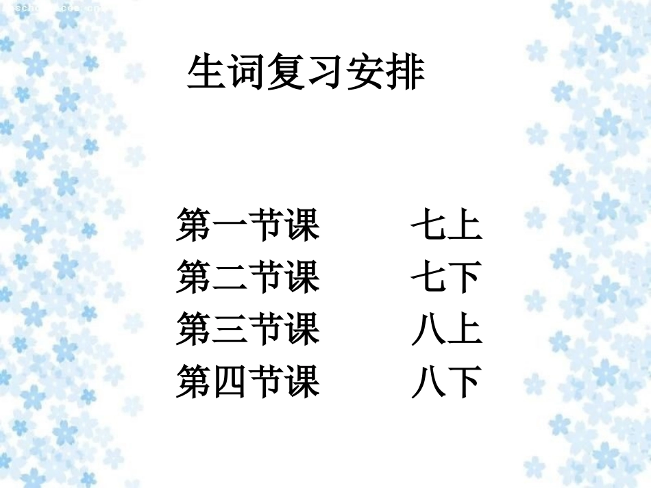 中考复习——生词(全）_第3页