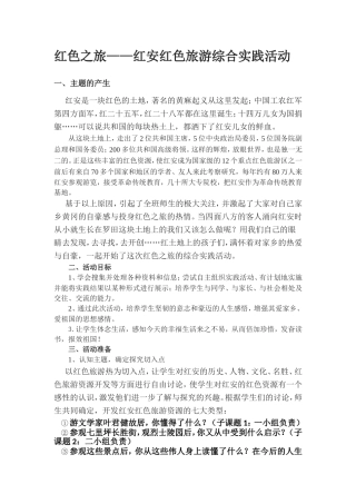 红安社会实践活动