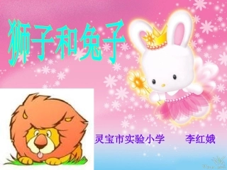 狮子和兔子课件