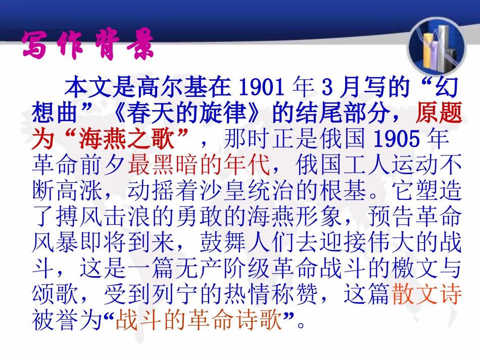 北师大版语文七下〈海燕〉课件_第3页